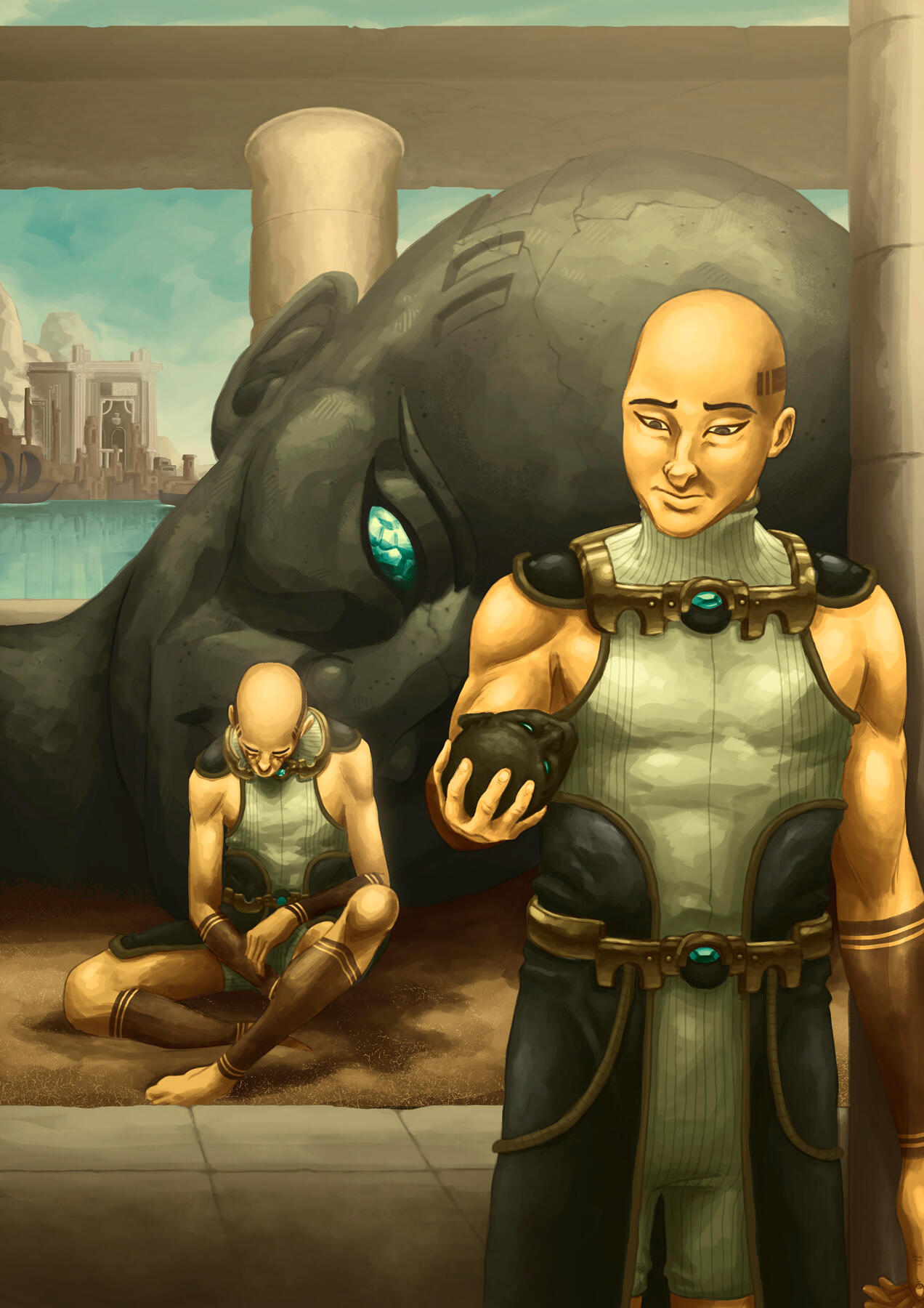 Handler – concept art for the world of Arreth, personal project